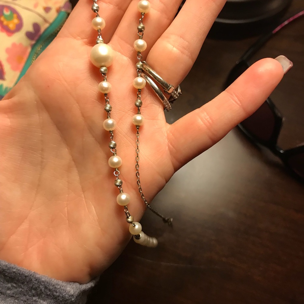18 inch pearl necklace from Kay jewelers