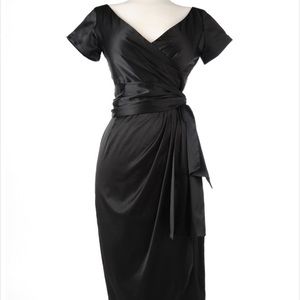New Pinup Couture Ava Dress in Black - 2X