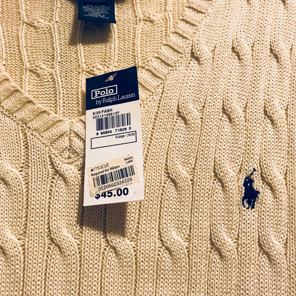 Brand new Polo sweater vest!