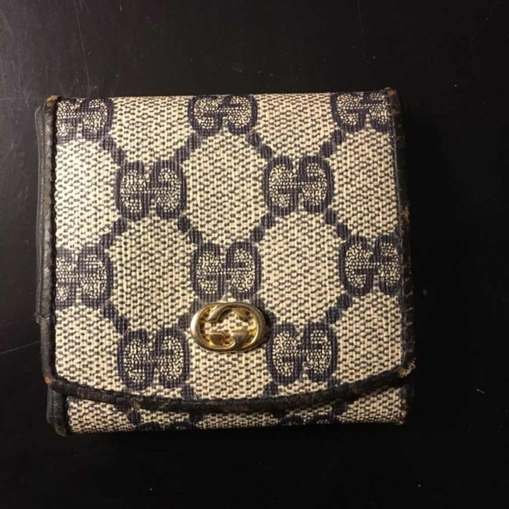 Authentic Gucci small monogram canvas