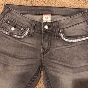 One of a Kind True Religion Bedazzled Jeans
