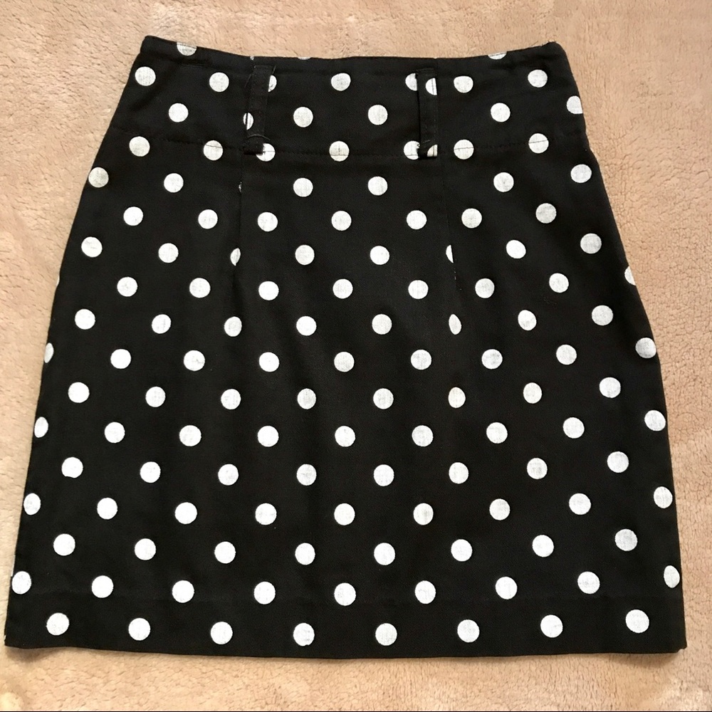 Polka dotted skirt