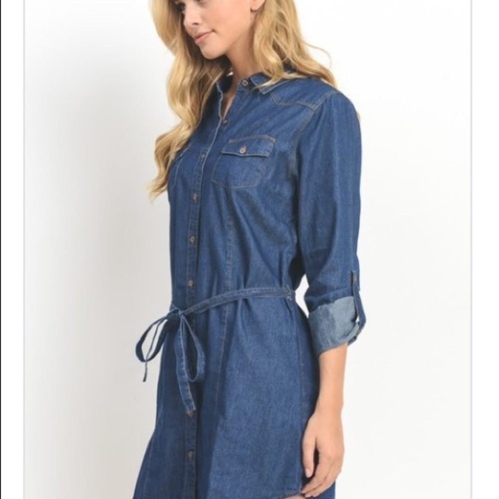 Cotton • Chambray • Tunic - Picture 2 of 5