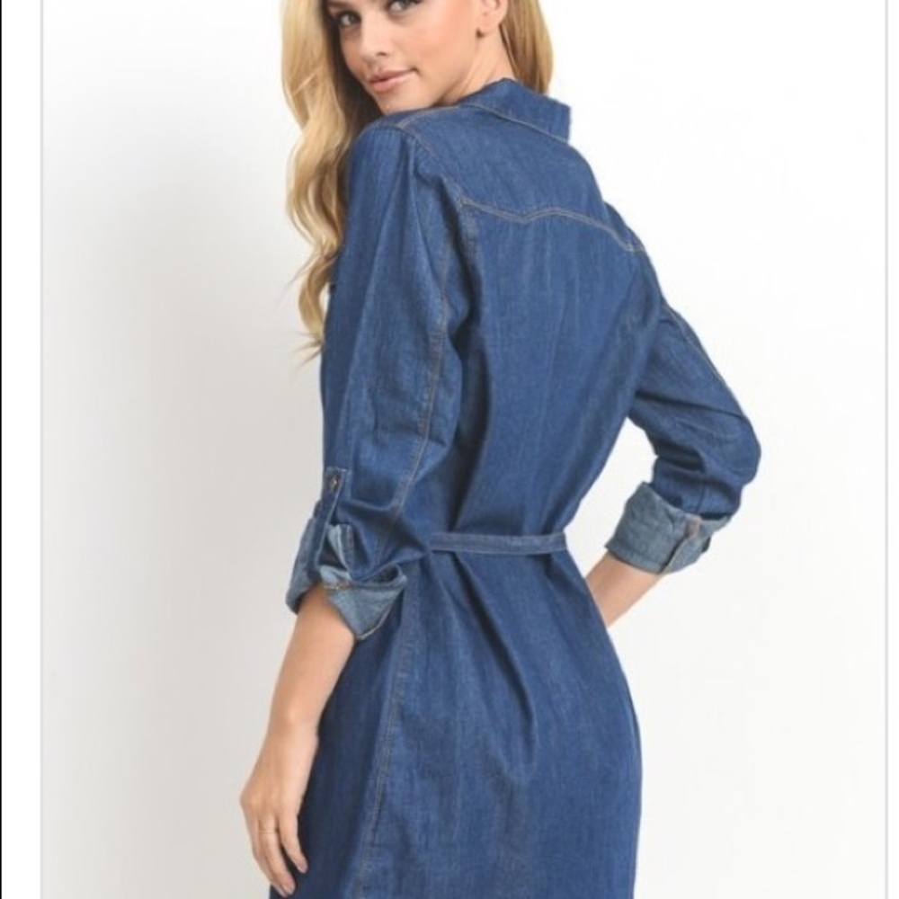 Cotton • Chambray • Tunic - Picture 3 of 5
