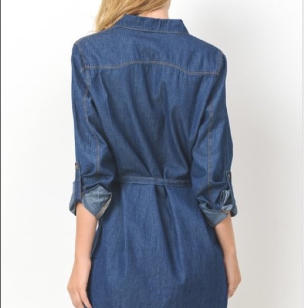 Cotton • Chambray • Tunic - Picture 4 of 5