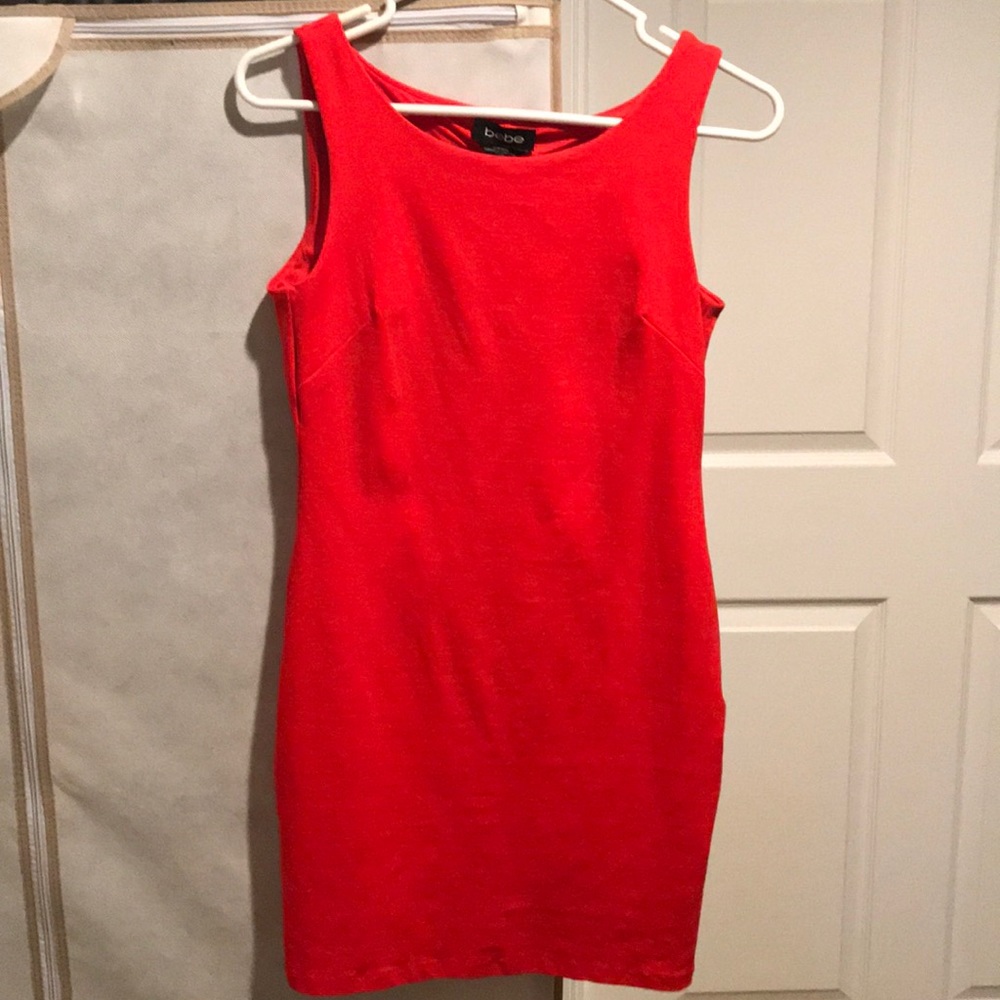 BEBE little red dress SZ XS