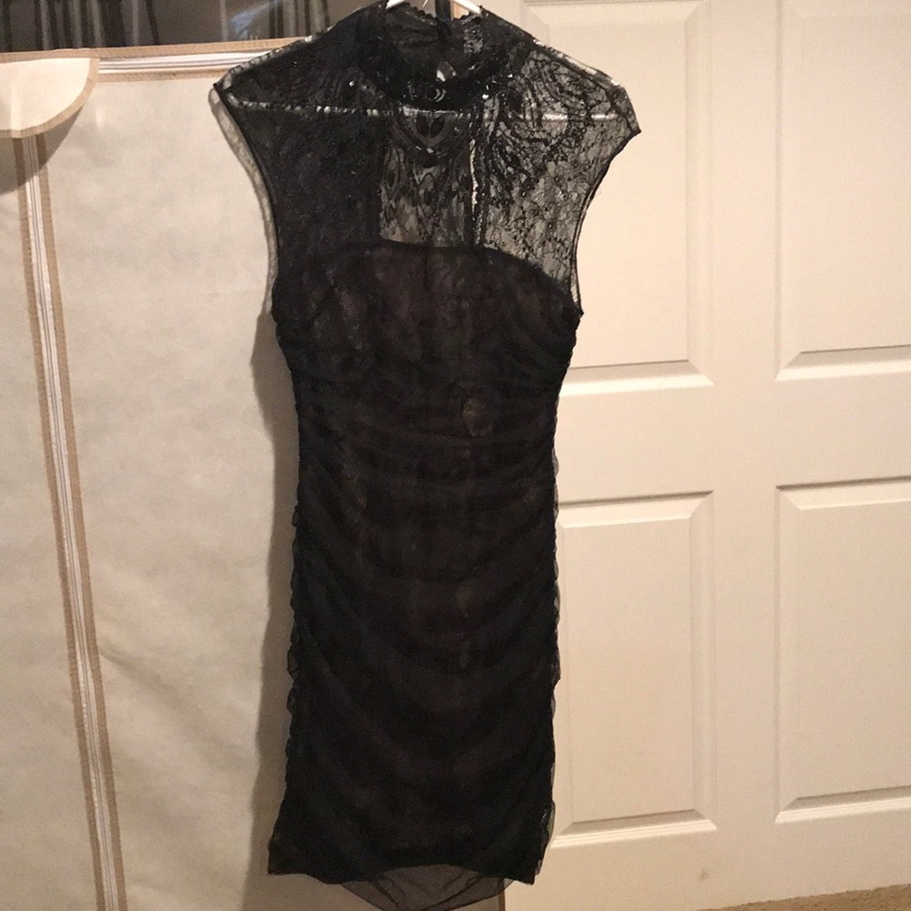 LIKE NEW BEBE Beaded dress Sz S ✨