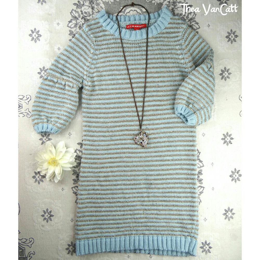 JJ BASICS - Cozy Striped Sweater Dress! <3