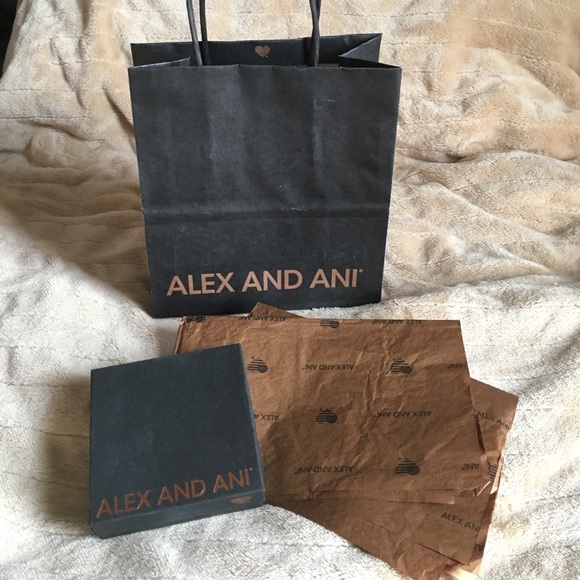 Alex and Ani Bag, Box & Tissue Paper - Picture 1 of 5