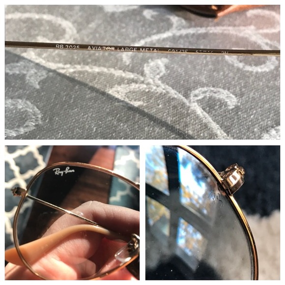 💥SOLD Authentic Ray-Ban Blue Gradient Aviator - Picture 5 of 7