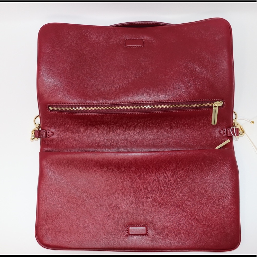 ❗️last one Tory Burch bombe reva clutch red agate - Picture 2 of 7
