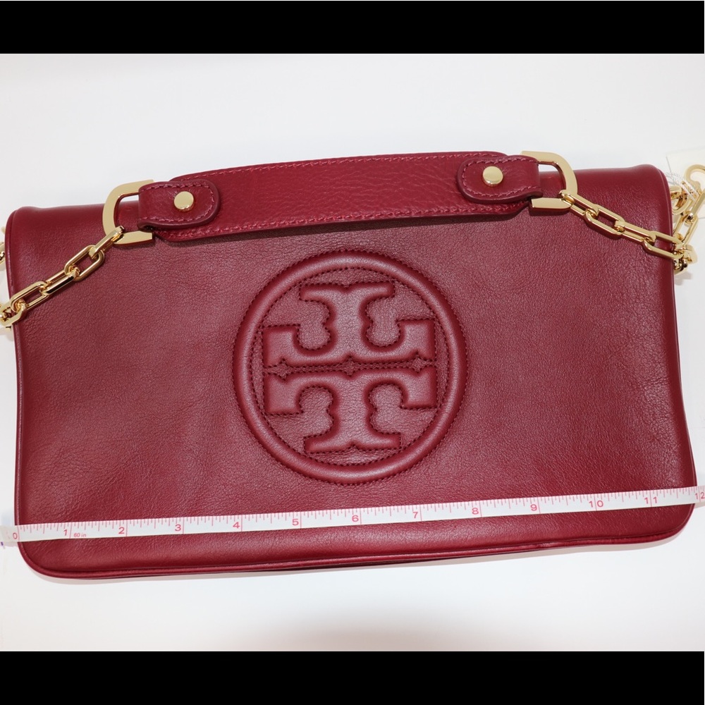 ❗️last one Tory Burch bombe reva clutch red agate - Picture 5 of 7