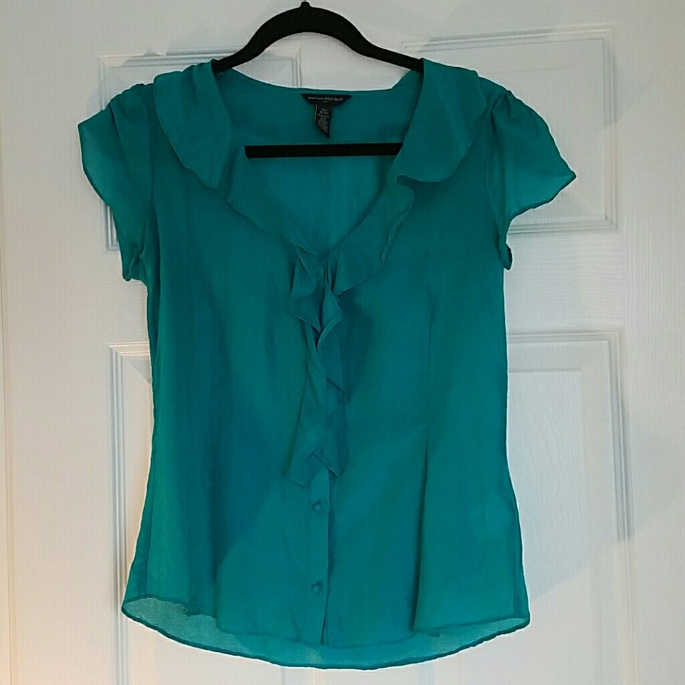 Banana Republic Blouse, Teal