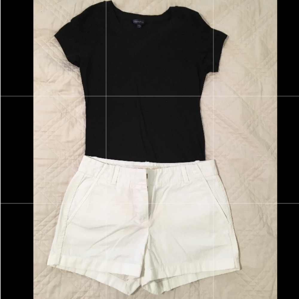 White  J Crew Shorts & Top