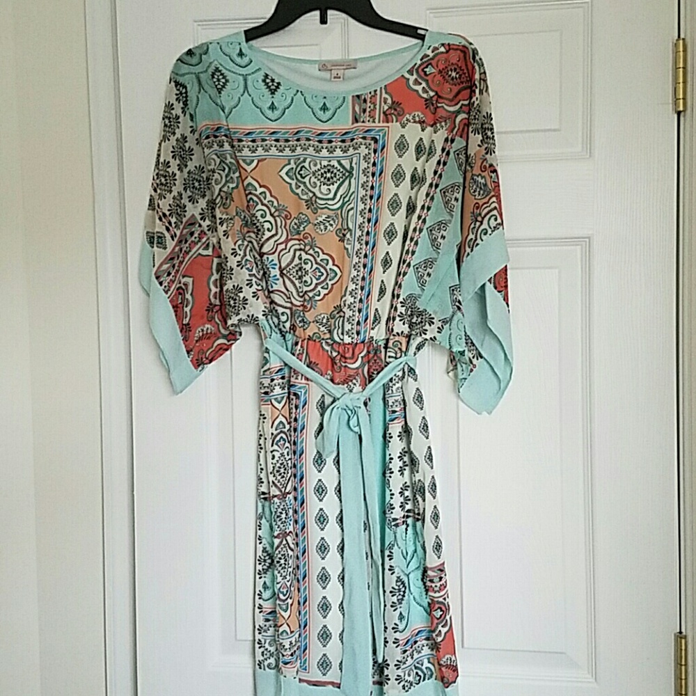Dress Barn patterned dress
