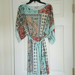 Dress Barn patterned dress