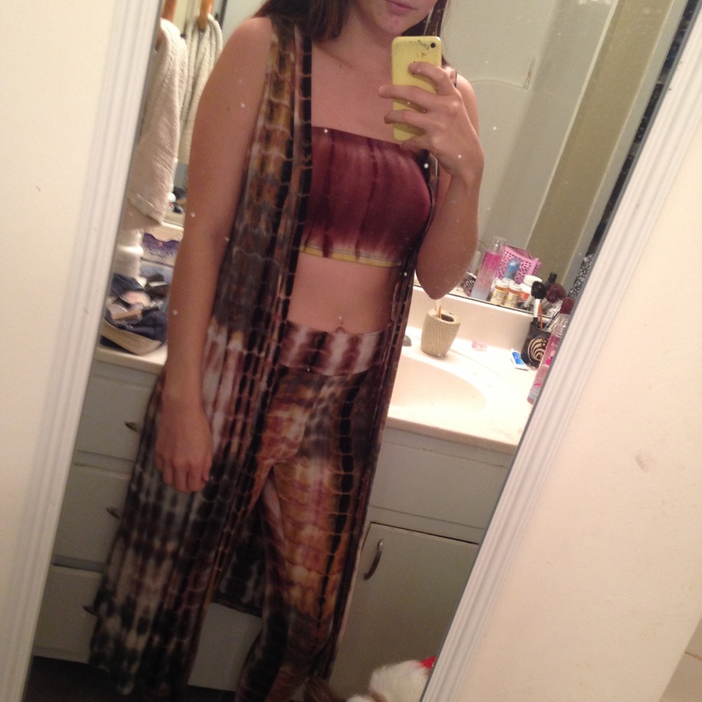 3 piece tribal print outfit