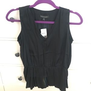 Banana republic black tank top XS NWT