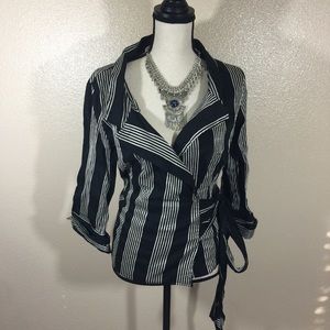 Zara Wrap Around Blouse