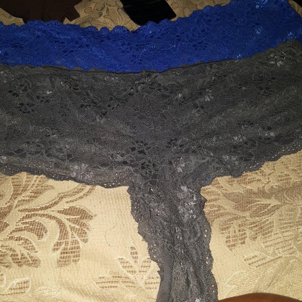 SOLD.  2 pair lace cheeky panties
