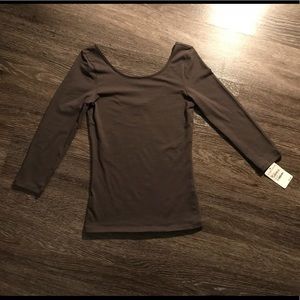 Grey 3/4 Sleeve Shirt
