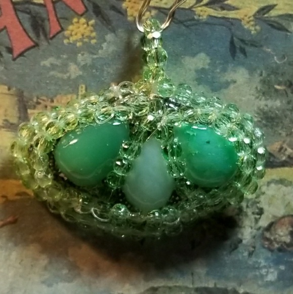 #0173 Australian Chrysoprase Pendant - Picture 2 of 3