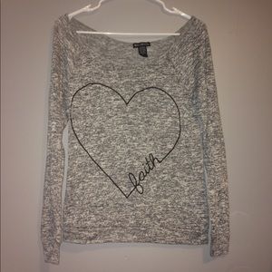 MISS CHIEVOUS very soft graphic long sleeve tee.