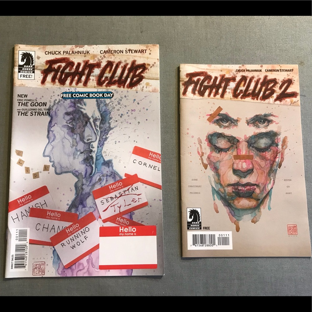 Dark horse fight club comic
