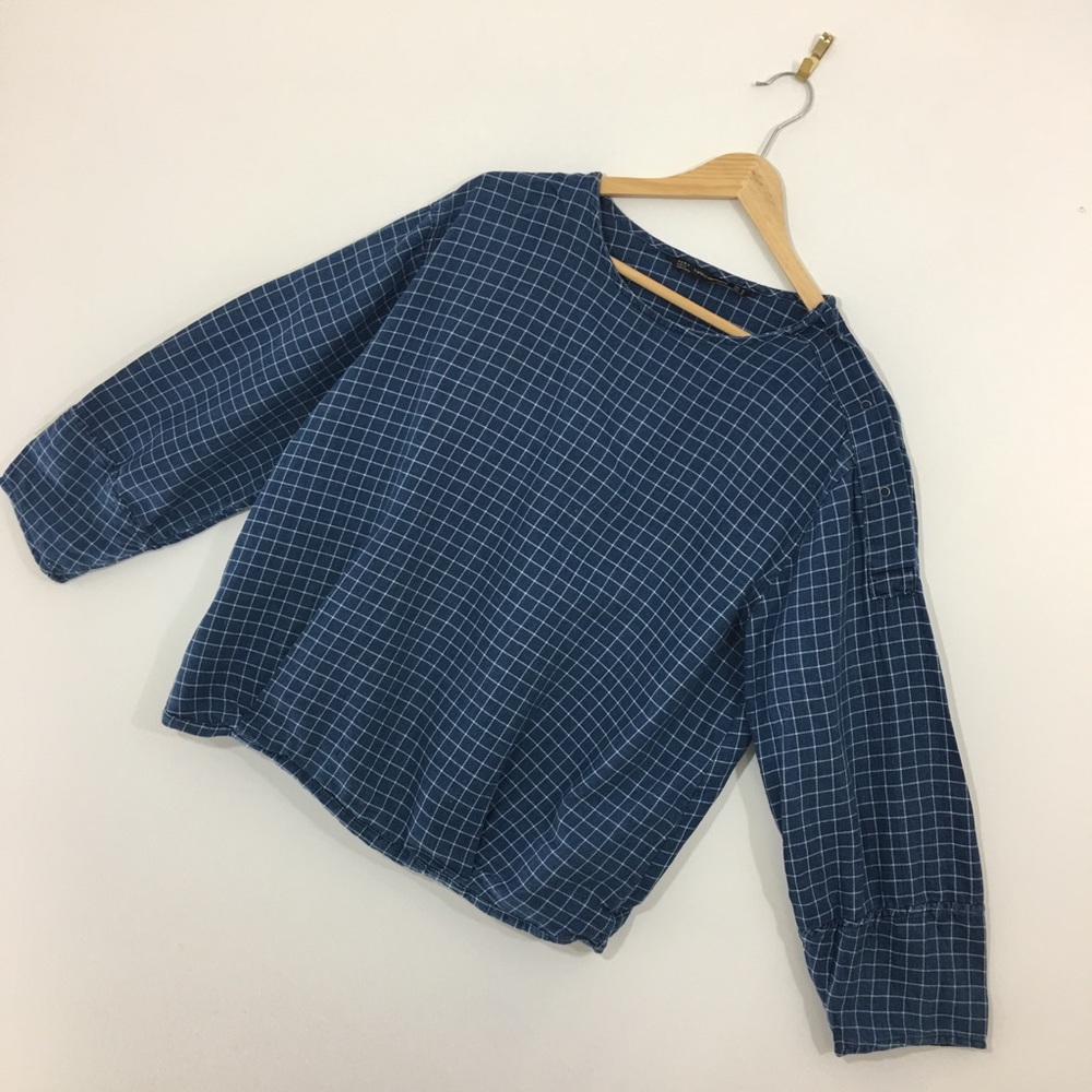 Zara Denim Top