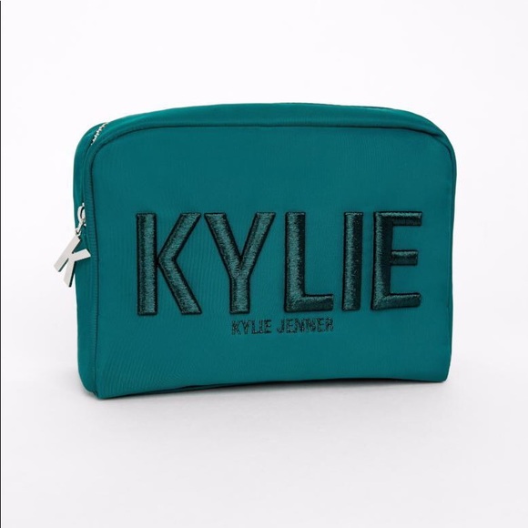 Kylie Cosmetics Handbags - Kylie Emerald Green Makeup bag