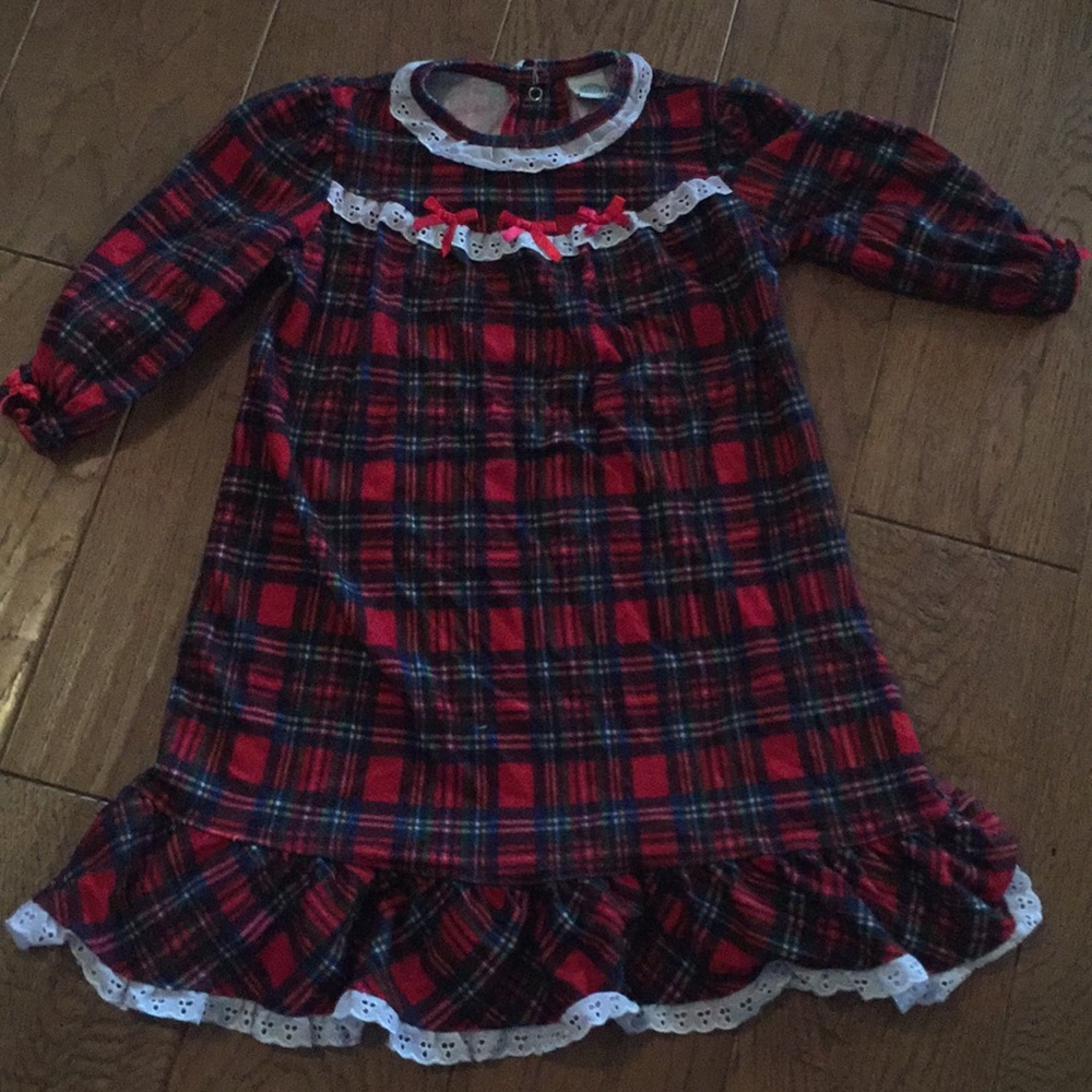 Girls Christmas pj’s flannel 2t