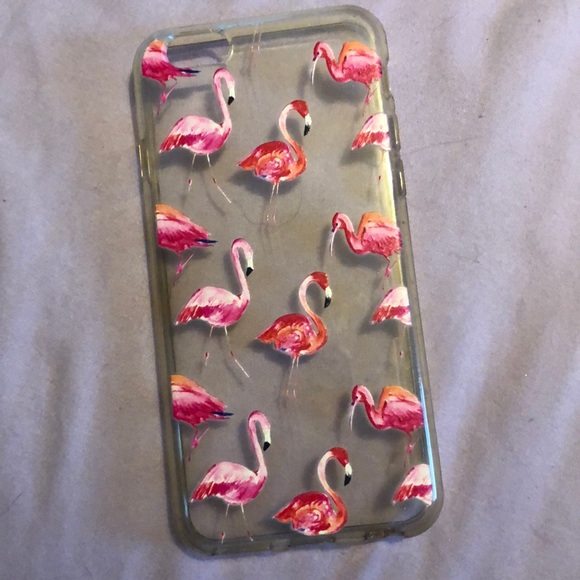 Soft Plastic Flamingo Phone Case - Picture 1 of 2
