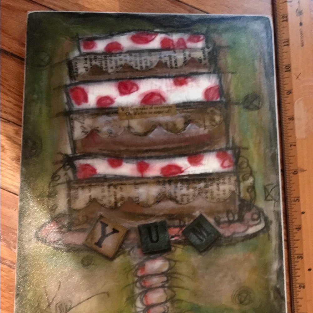 Signed Birthday art plaque