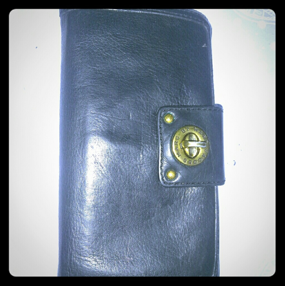 MARC by Marc Jacobs black leather wallet