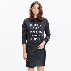 Madewell Cropped Sweatshirt - RARE