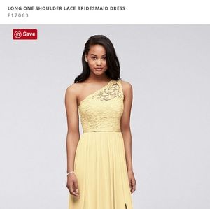 David's bridal bridesmaid dress