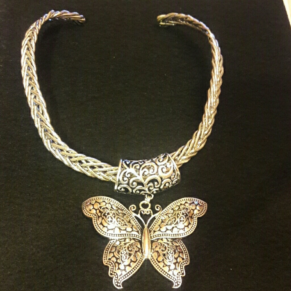 DebbBees #152 Butterfly Necklace