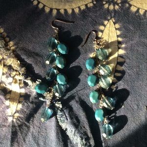 😇Long Turquoise Earings😇