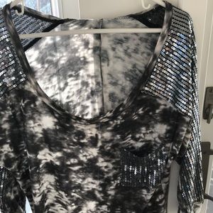Day trip XL long shirt with sequins