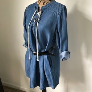 Light denim dress