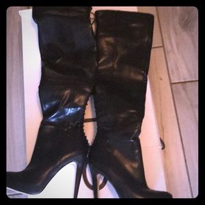 Tall black Aldo boots