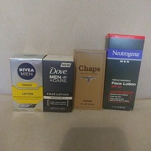 Mens cologne and Face Lotion Set