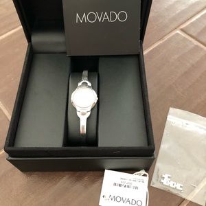 Movado “Bella”watch with pink face