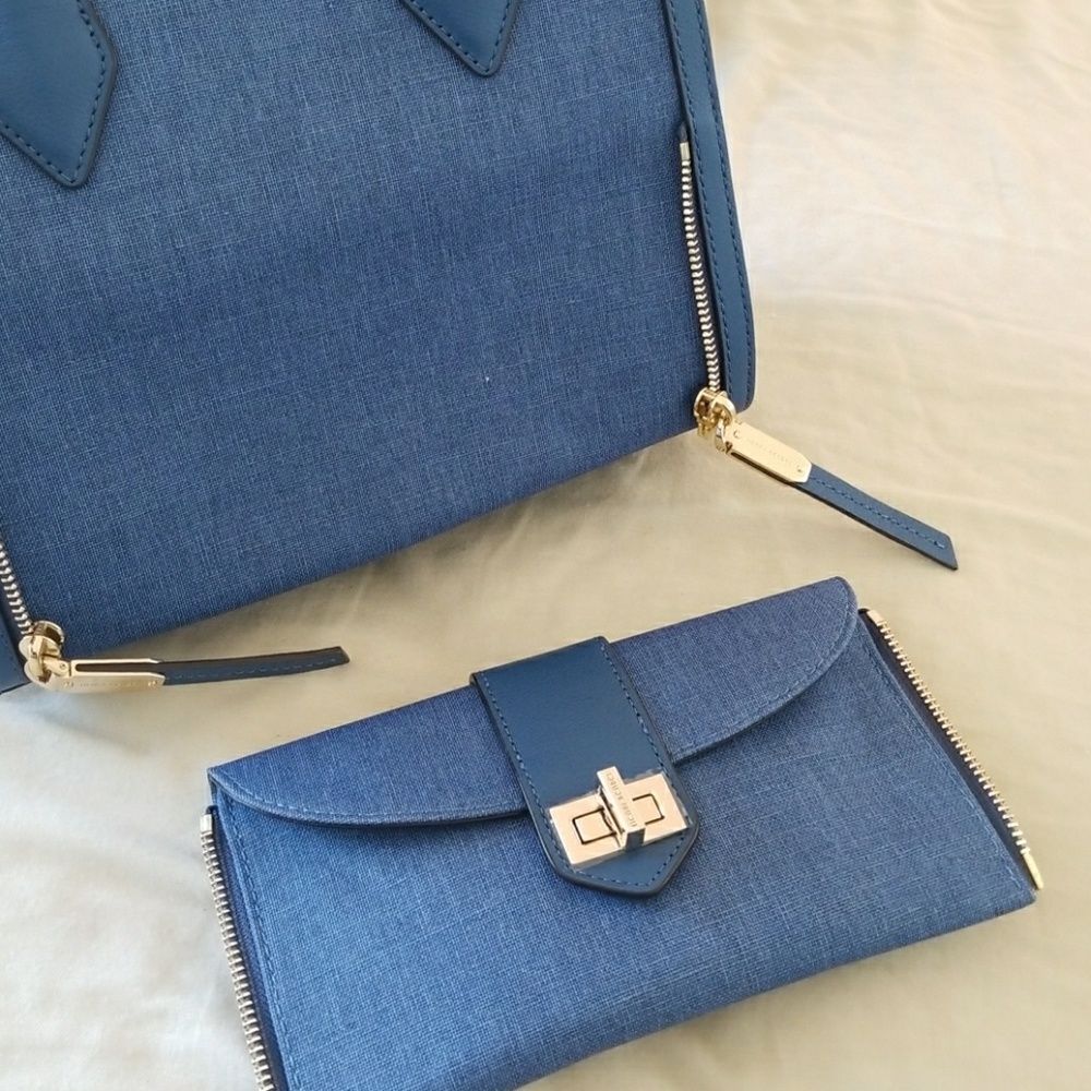 Best offer. Denim rivington satchel - Picture 3 of 5
