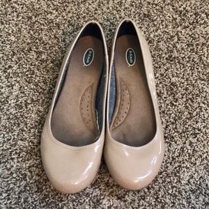Dr. Scholls Memory Gel Nude Flats