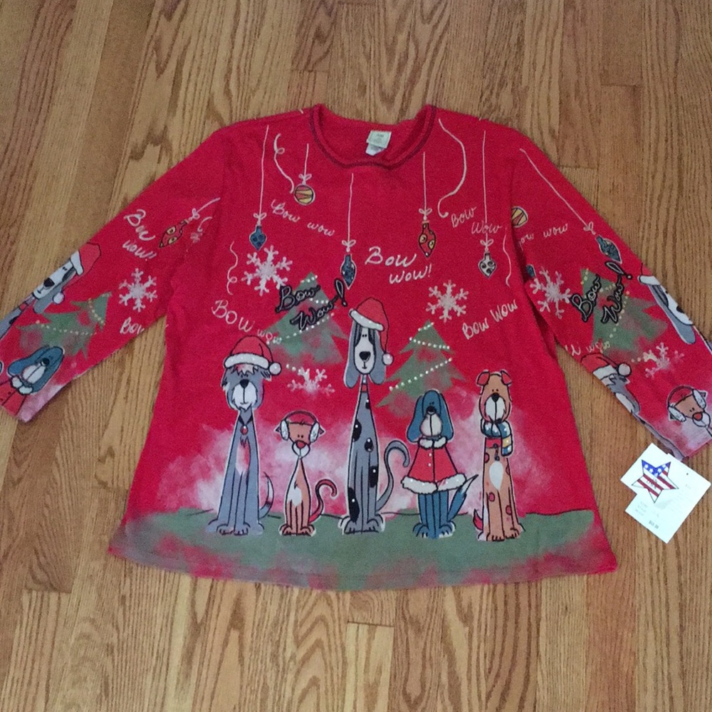 Jess and Jane holiday top