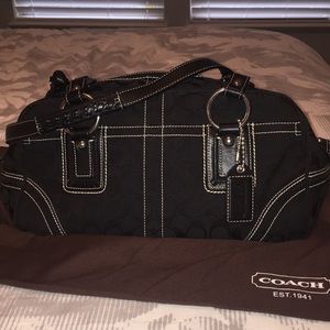 Coach signature satchel
