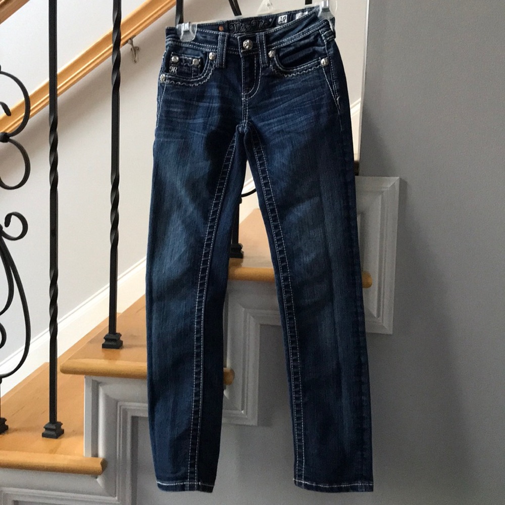 Miss Me Skinny Jeans, Little Girl’s 10