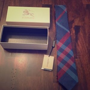 Authentic Burberry men's tie