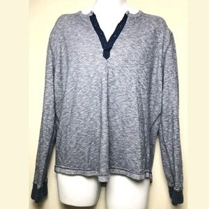 LUCKY BRAND MENS GREY/BLUE SIZE XL